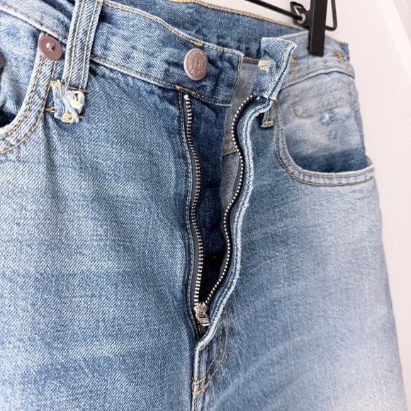 R13 Jane High Waisted Wide Leg Jeans - 27 (fits small) - Picture 7 of 17